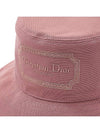 Couture Embroidered Logo Bucket Hat Pink - DIOR - BALAAN 7