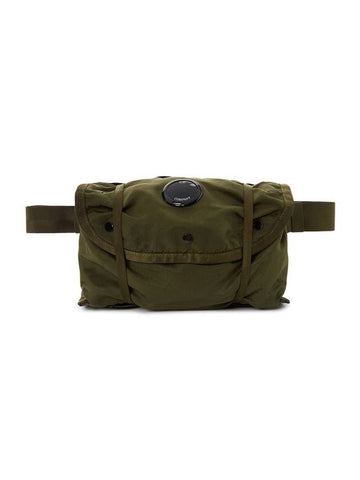 Nylon B Waistband Cross Bag Green - CP COMPANY - BALAAN 1