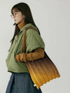 Shoulder bag yellow brown - PLEATSMAMA - BALAAN 1