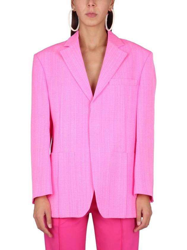 Women's La Vest d'Homme Square Jacket Pink - JACQUEMUS - BALAAN 5