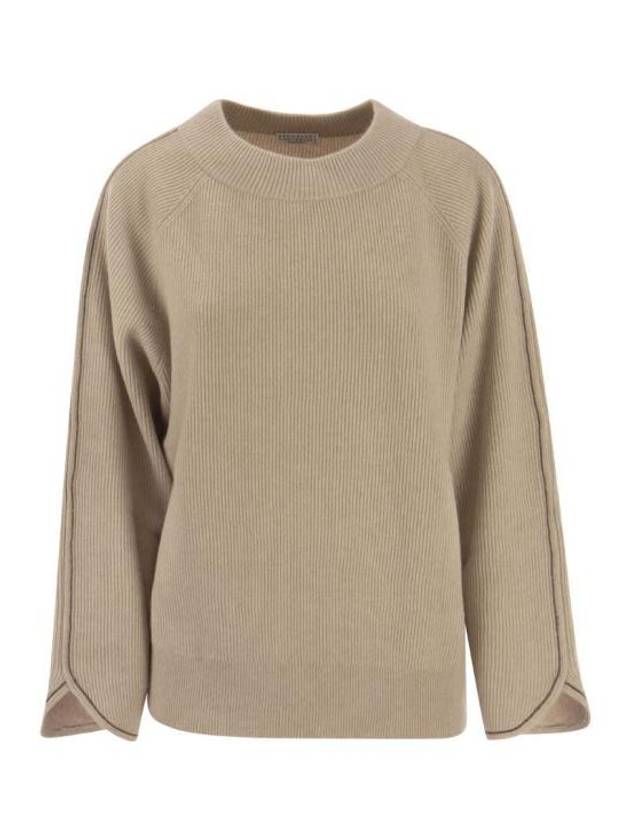 Sweater M12192500 C9504 SAND - BRUNELLO CUCINELLI - BALAAN 1