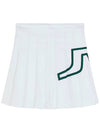 Women's Naomi Pleated Skirt White - J.LINDEBERG - BALAAN 2