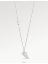 LV Trainer Necklace Silver - LOUIS VUITTON - BALAAN 3