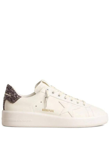 Purestar Leather Low Top Sneakers White - GOLDEN GOOSE - BALAAN 1