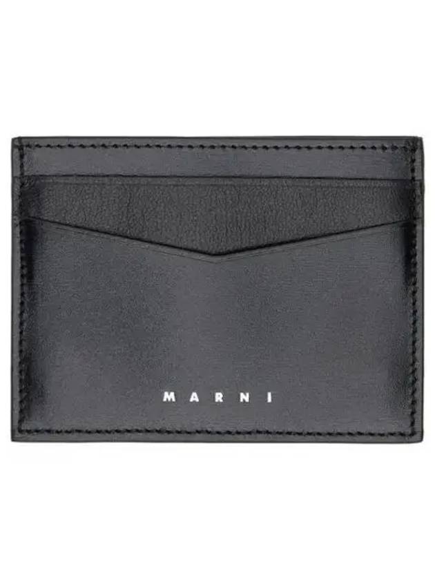 Logo Card Wallet Black - MARNI - BALAAN 2