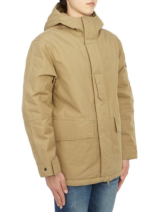 Ghost Piece Nylon Hooded Jacket Beige - STONE ISLAND - BALAAN 5