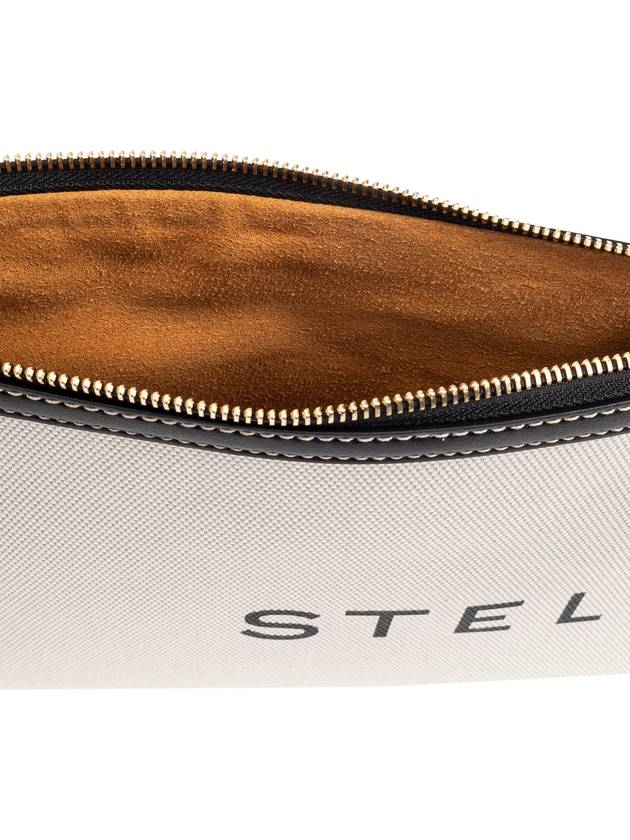 Stella McCartney Handbag With Printed Logo, Women's, Cream - STELLA MCCARTNEY - BALAAN 5