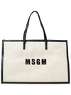 Kids Logo Print Tote Bag S4MSJGBA048 01203 - MSGM - BALAAN 1