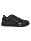 B27 Oblique Gravity Leather Low Top Sneakers Black - DIOR - BALAAN 1