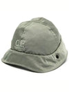 Embroidered Logo Earflap Bucket Hat Green - CP COMPANY - BALAAN 2