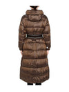 Women's Spacepar Waterproof Nylon Parka Brown - MAX MARA - BALAAN 4