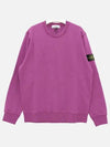 Wappen Patch Crew Neck Sweatshirt Magenta - STONE ISLAND - BALAAN 2