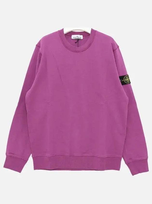 Wappen Patch Crew Neck Sweatshirt Magenta - STONE ISLAND - BALAAN 2