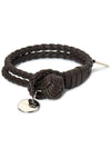 Intrecciato Double Weaving Bracelet Brown - BOTTEGA VENETA - BALAAN 2