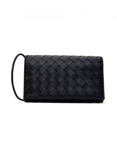 Intrecciato Mini Cross Bag Black - BOTTEGA VENETA - BALAAN 2