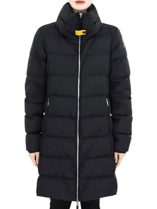 Women s MALANDRA down long padded jacket black PWPU TT33 541 - PARAJUMPERS - BALAAN 1