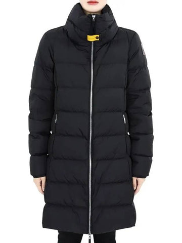 Women s MALANDRA down long padded jacket black PWPU TT33 541 - PARAJUMPERS - BALAAN 1