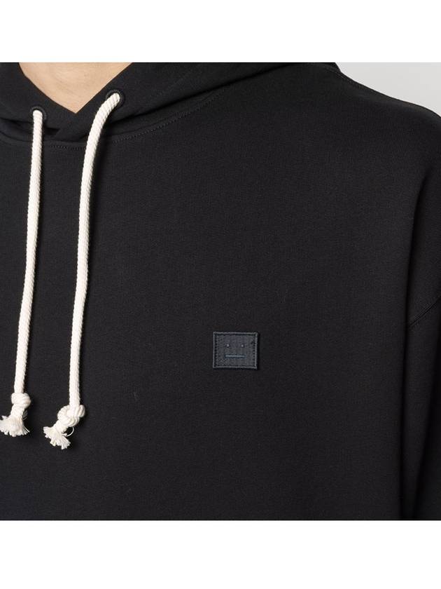 Farrin Face Oversized Hoodie Black - ACNE STUDIOS - BALAAN 7