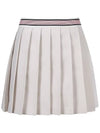 Waist color pleated pleated skirt MW3AS110 - P_LABEL - BALAAN 11