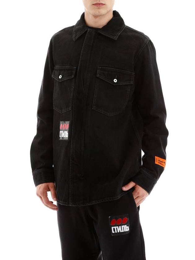 Men's Denim Jacket HMYD002F 19797004 7888 - HERON PRESTON - BALAAN 5