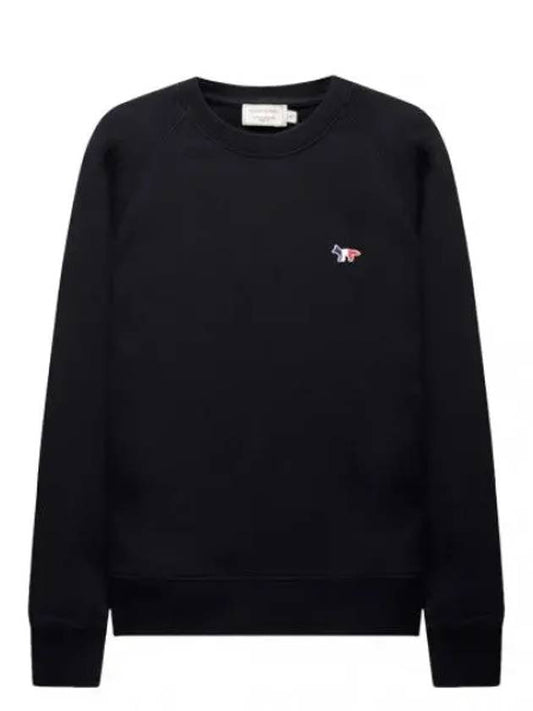 Tricolor Fox Patch Sweatshirt Women - MAISON KITSUNE - BALAAN 1