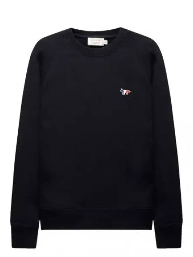 Tricolor Fox Patch Sweatshirt - MAISON KITSUNE - BALAAN 1