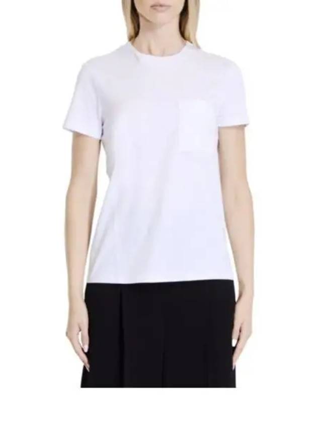 Women s Papaia White Short Sleeve T Shirt 21946011600 001 - MAX MARA - BALAAN 2