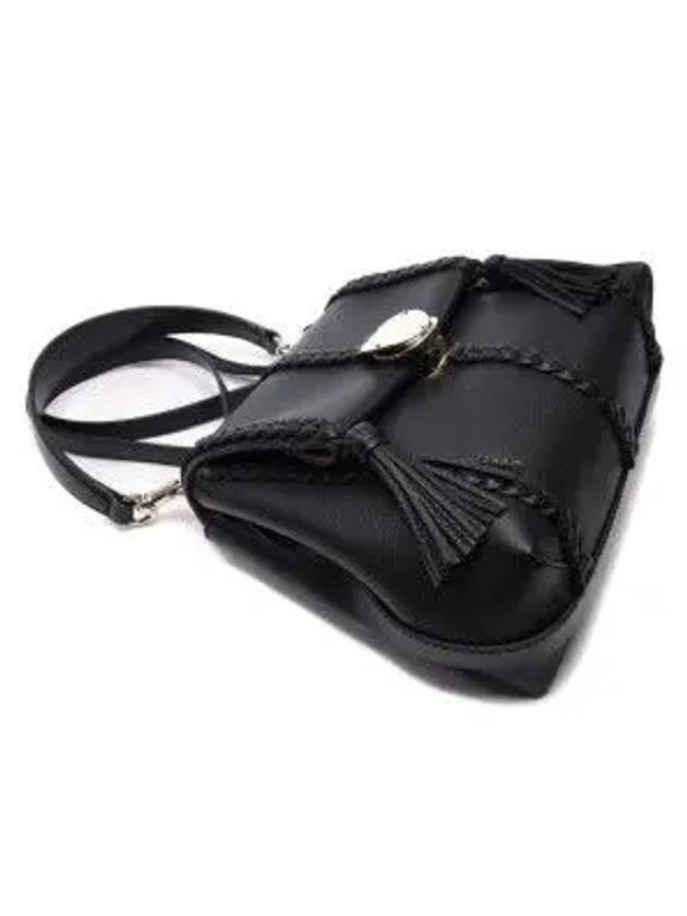 Penelope Leather Shoulder Bag Black - CHLOE - BALAAN 3