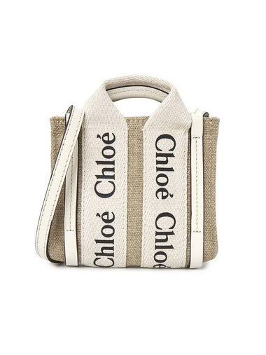 Nano Woody Tote Bag White - CHLOE - BALAAN 1