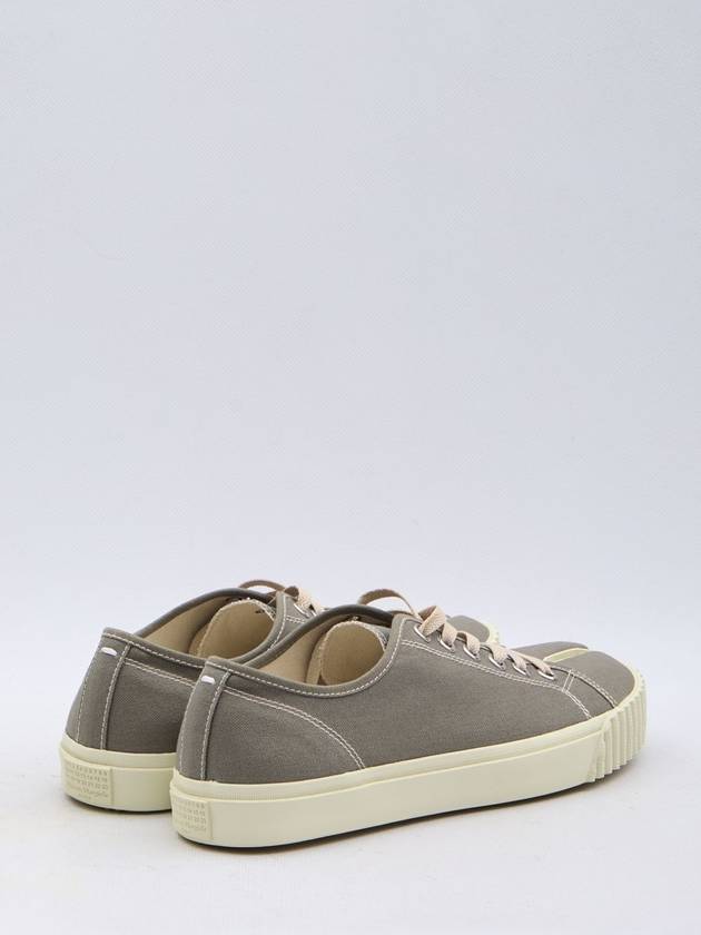 Tabi Cotton Low Top Sneakers Grey - MAISON MARGIELA - BALAAN 4