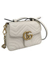 547260 GG Marmont White Matelasse Mini Top Handle Tote Bag Strap - GUCCI - BALAAN 2