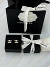 CC logo quilted crystal earrings gold ABB974 - CHANEL - BALAAN 6