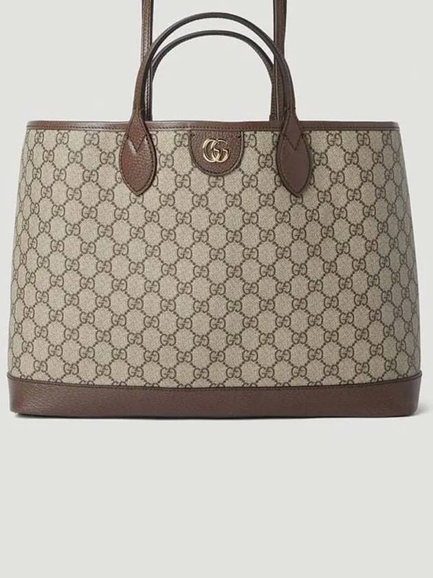 Ophidia GG Canvas Medium Tote Bag Beige - GUCCI - BALAAN 2