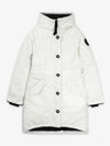 Women's Rossclair Black Label Hooded Padded Parka White - CANADA GOOSE - BALAAN 2