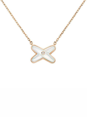 Jeu de Liang pendant rose gold mother of pearl diamond - CHAUMET - BALAAN 1