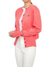 Bea Embroid Logo Cotton Cardigan Coral - VIVIENNE WESTWOOD - BALAAN 10