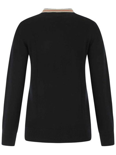 Cashmere Knit Top Black - BURBERRY - BALAAN 2