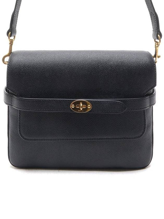 Belted Bayswater Leather Cross Bag Black - MULBERRY - BALAAN 2