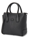 Di Leather Tote Bag Black - TOD'S - BALAAN 3