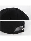 Triumph Logo Cotton Ball Cap Black - CELINE - BALAAN 6