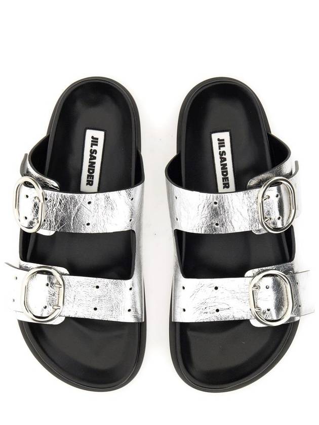 Flat Shoes J15WP0090 P5802042 SILVER - JIL SANDER - BALAAN 6