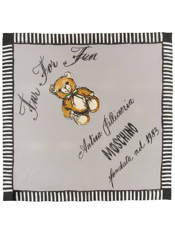 Moschino Silk Scarf - MOSCHINO - BALAAN 1