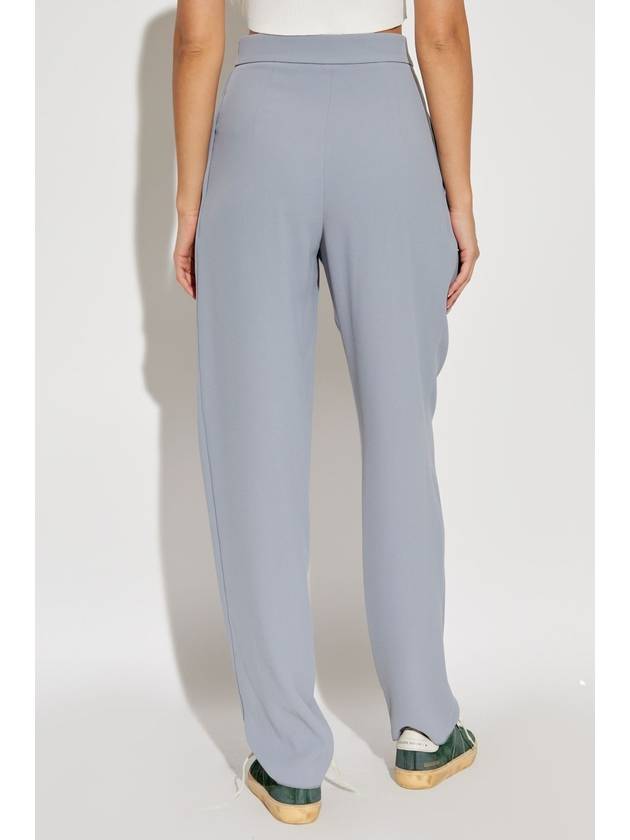 Emporio Armani Trousers With Slightly Tapered Legs, Women's, Blue - EMPORIO ARMANI - BALAAN 4