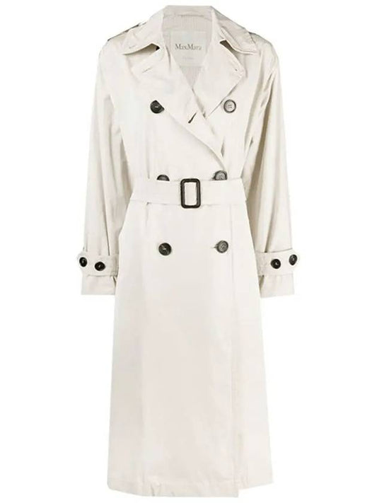 22SS Simpur Belted Trench Coat Ivory 90210317 001 - MAX MARA - BALAAN 1