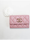 Classic snap card wallet pink - CHANEL - BALAAN 3