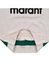 Afton Logo Cotton Sweatshirt Green - ISABEL MARANT - BALAAN 9