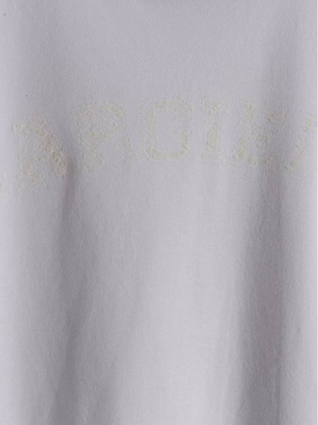 Logo Cotton Jersey Short Sleeve T-Shirt White - MAISON MARGIELA - BALAAN 5