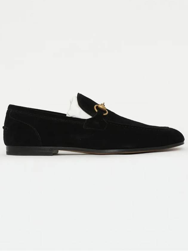 Jordaan Suede Loafers Black - GUCCI - BALAAN 3