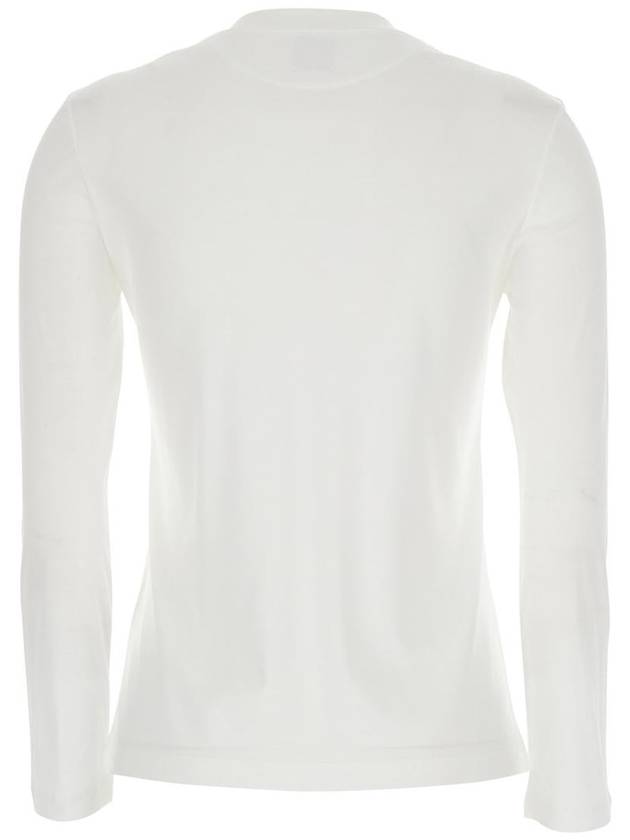 White Crewneck T-Shirt In Cotton Blend Woman - ELEVENTY MILANO - BALAAN 2