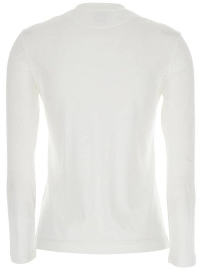 White Crewneck T-Shirt In Cotton Blend Woman - ELEVENTY MILANO - BALAAN 2